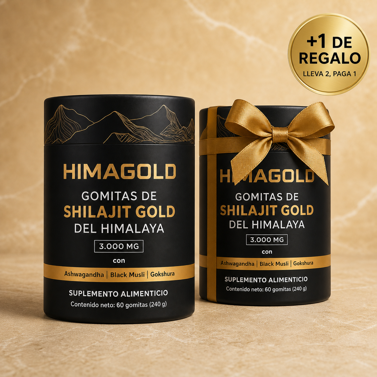 Oferta HIMAGOLD 2×1: lleva 2 frascos y paga 1